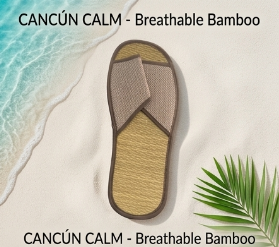 Par Pantuflas Hombre Bambú